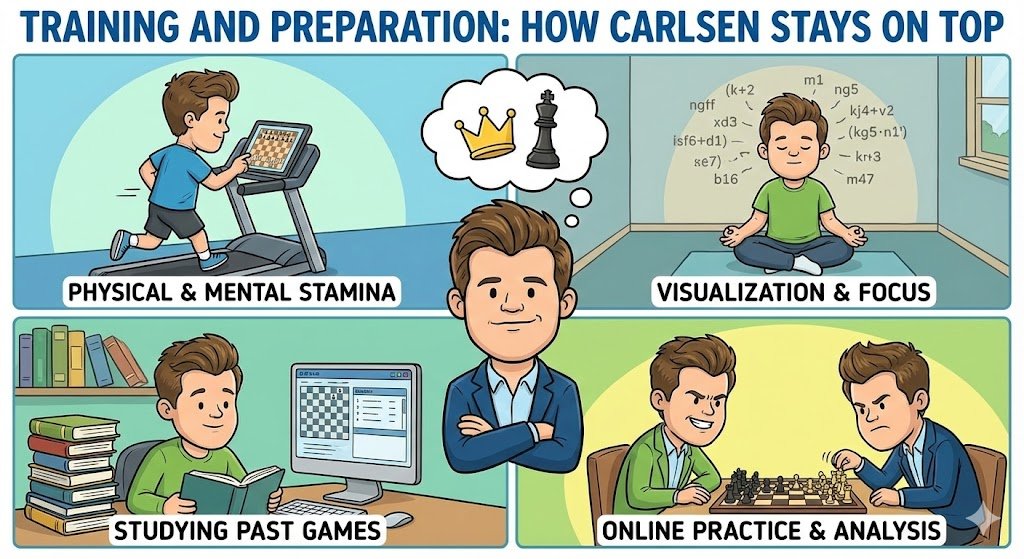Training and Preparation: How Carlsen Stays on Top