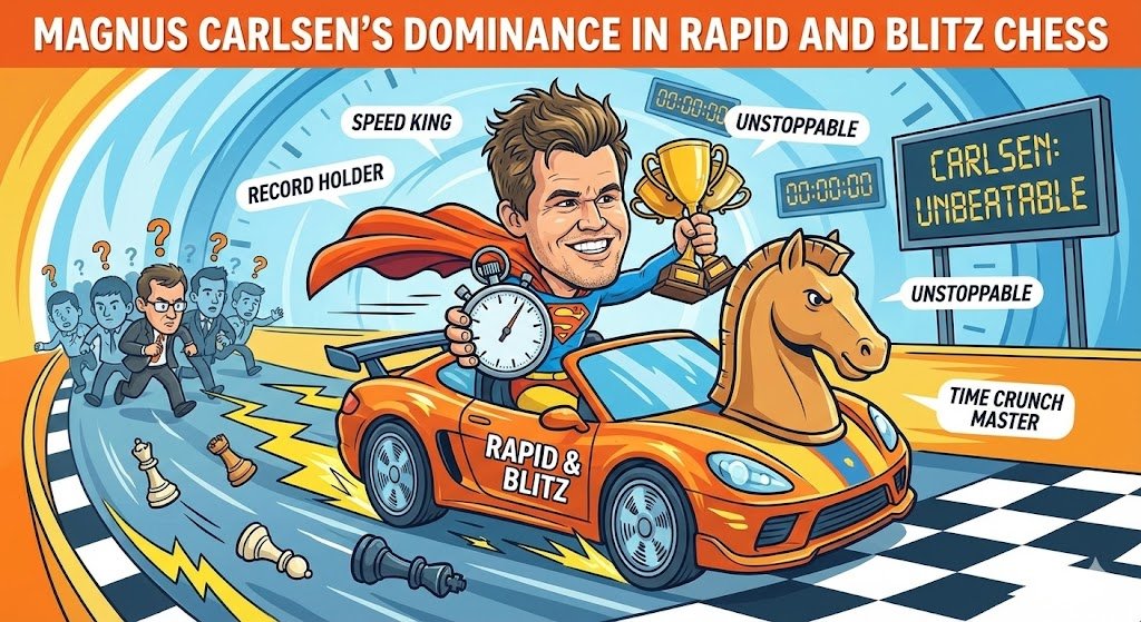 While Magnus Carlsen is known for his brilliance in classical chess, his skills in rapid and blitz formats are nothing short of extraordinary. In fact, Carlsen’s success in these faster time controls has solidified his status as a chess legend.

His ability to think quickly and accurately under intense time pressure is unrivaled, making him a force to be reckoned with in any format.