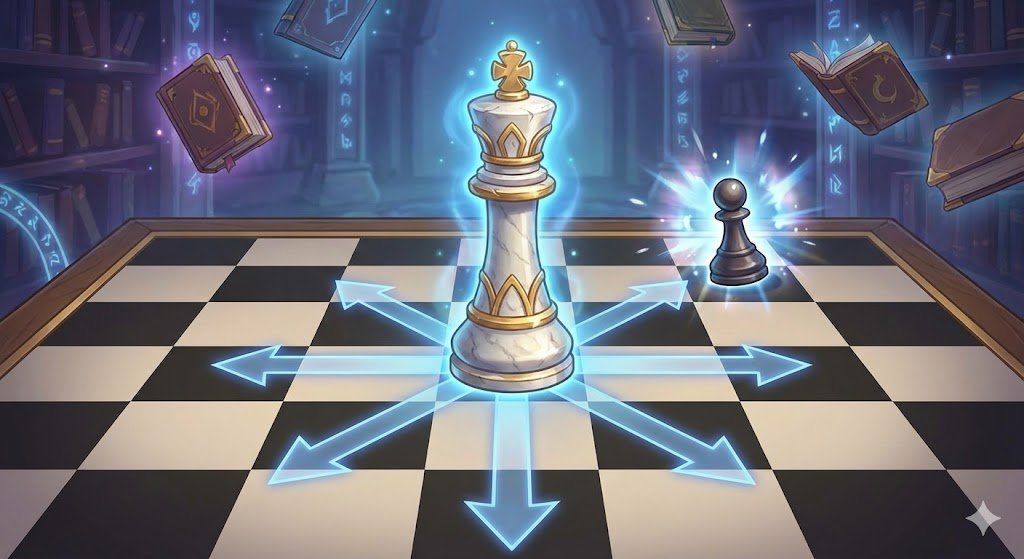 The king doesn't have a value. That's because it can't be captured. However, it still is the most important piece as you have to use all other pieces to protect the piece. In some chess schools, the king is taught to have a value of 0.