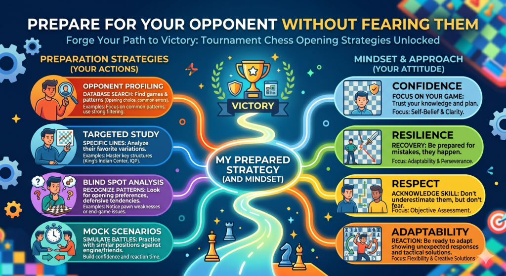 In some tournaments, your child may know who they are playing before the round starts. They may have seen that player’s games. They may know that the opponent loves attacks, plays fast, or always chooses the same opening.