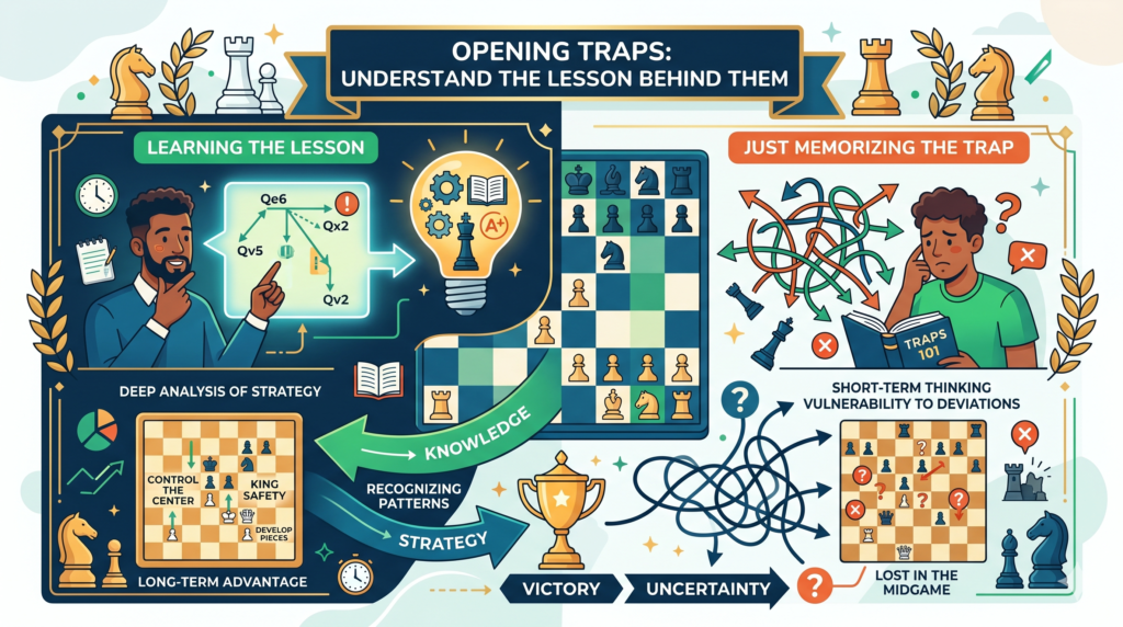 Opening traps are fun. They feel exciting. They can end games quickly. Many kids love learning them because it feels like having a secret weapon.