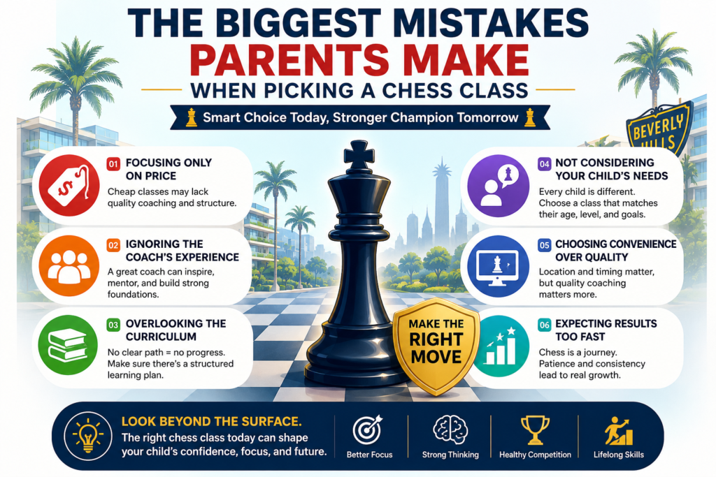 Many parents choose a chess class with good intentions, but they look at the wrong things first. They may choose the nearest class, the cheapest class, or the coach with the highest rating. Those things can matter, but they do not always tell the full story.