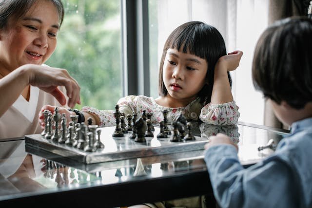 Academic Chess is a great choice for younger kids who are just starting their chess journey.