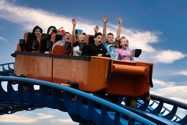 Why do people scream, laugh, and throw their hands up when they’re on a roller coaster? Why do we go back in line again and again, even after we just got off?