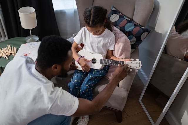 Many parents believe that to start learning music, a child needs a piano, a violin, or expensive lessons.
