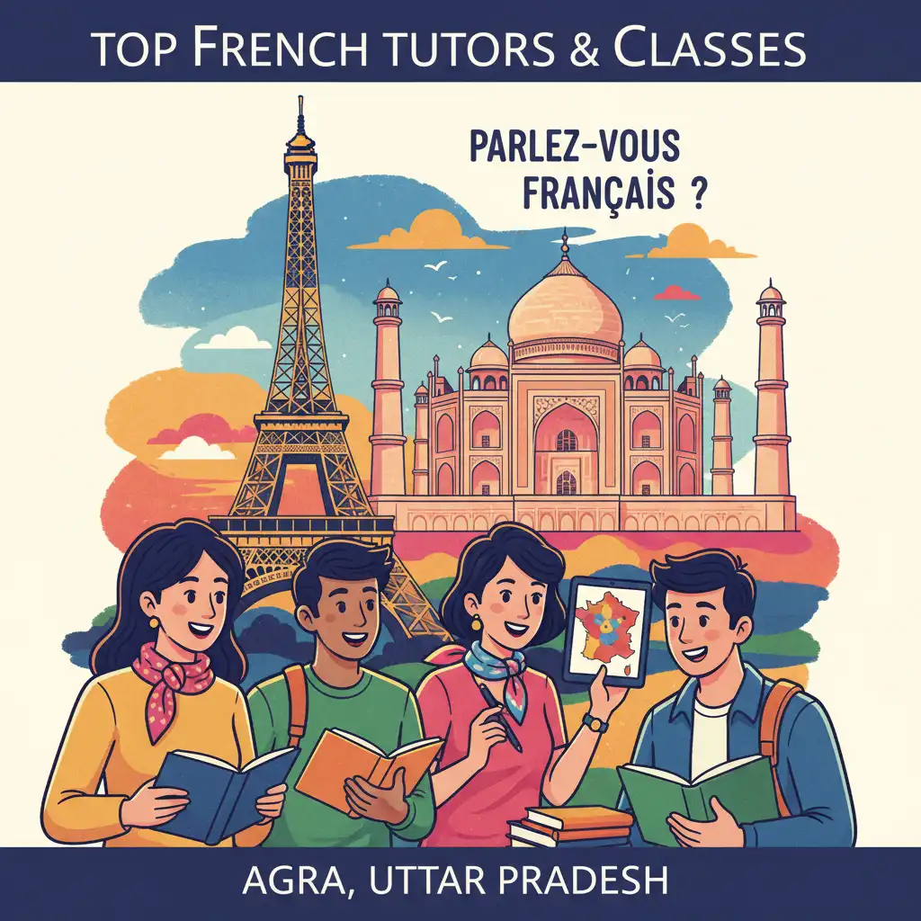 Top French tutors & classes in Agra. Live DELF/IGCSE prep. Build confidence—free Debsie trial.