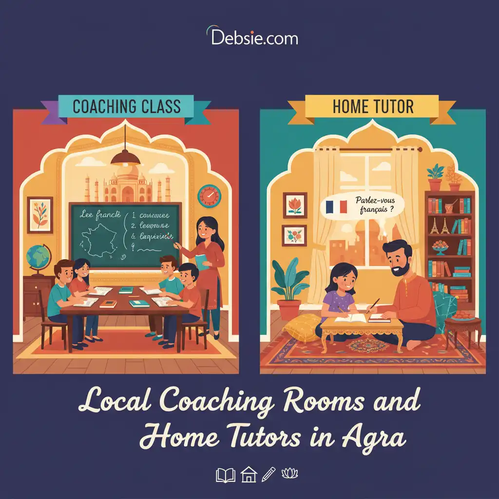 article-illustration-1763746179281-optimized In areas like Kamla Nagar, Sadar, Dayal Bagh, and Tajganj, you can find small coaching rooms or private tutors who run French batches.