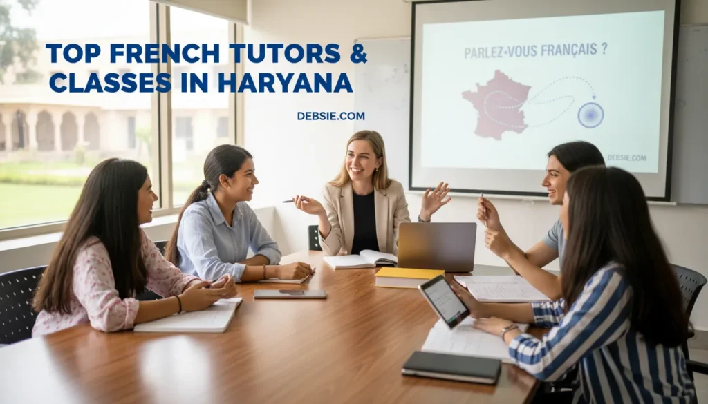 Top French tutors & classes in Haryana. Live IB/IGCSE & DELF prep. Build fluency fast. Book a free Debsie trial today.