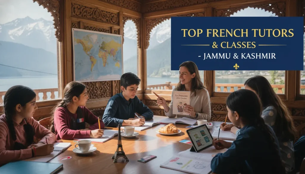 Best French tutors & classes in Jammu & Kashmir. Live DELF/IGCSE prep. Learn faster—start your free Debsie trial.