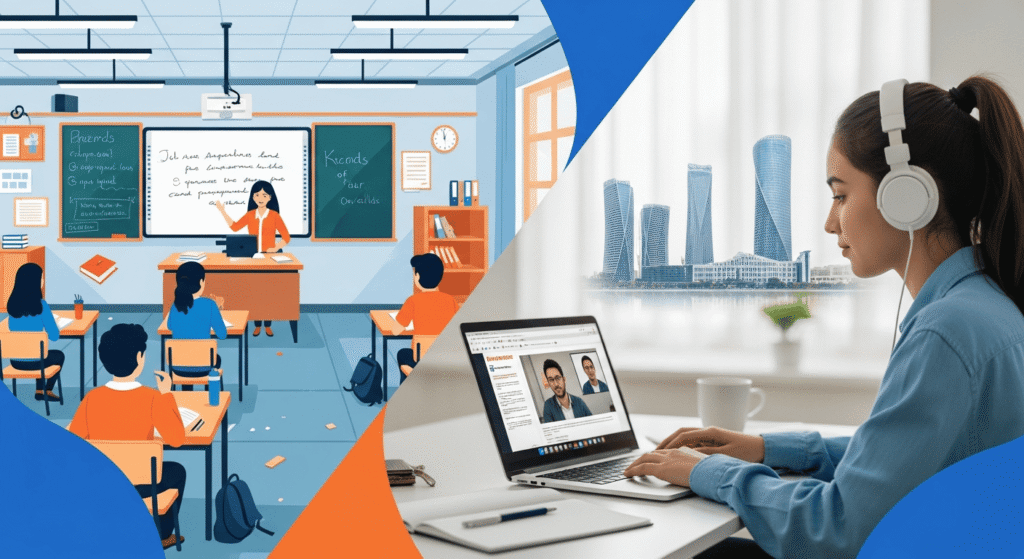 Gurgaon is a fast city. Schools add French as a second or third language.