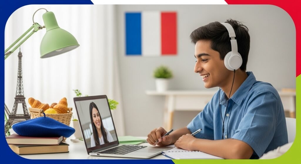 Learning French online is simple, smart, and calm. You learn from your home.