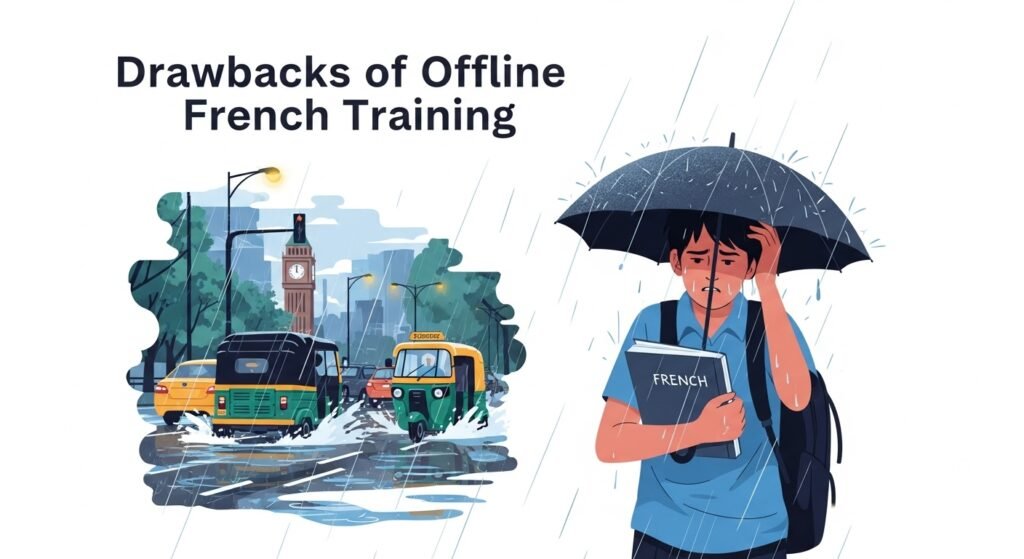Time is lost to the commute. Even a short ride each way turns a one-hour class into two hours out of the house. 