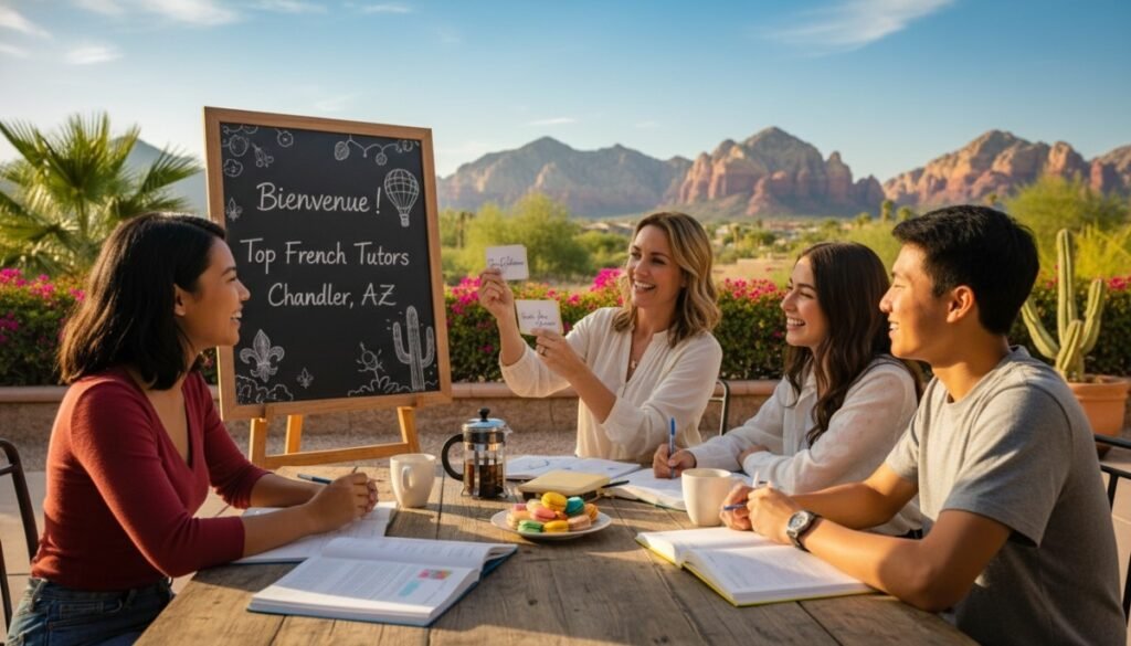 Top French tutors & classes in Chandler, AZ. Local & online for kids/teens. Build fluency & confidence fast. Book a free trial today.