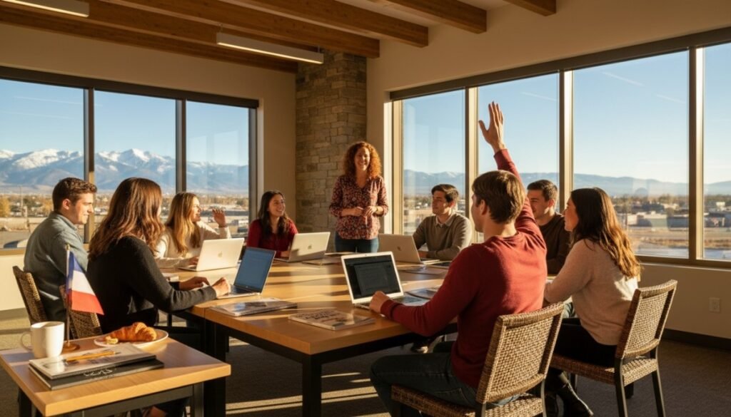 School French can be great exposure, but classes are crowded, and the focus is often on tests and grades