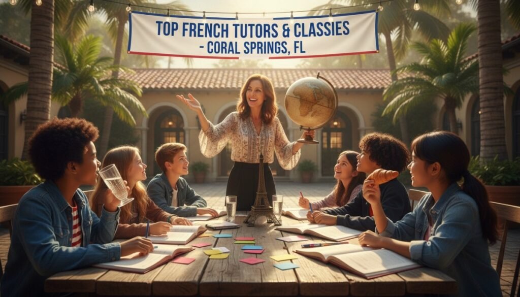 Top French tutors and classes in Coral Springs, Florida. All levels, flexible schedules, friendly experts. Build fluency—book a free trial now.