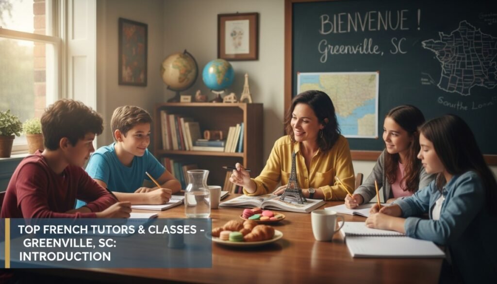 French tutors and classes in Greenville, SC. Friendly experts, all levels, flexible schedules. Speak with confidence—book a free trial now.