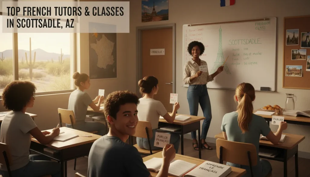 Top French tutors & classes in Scottsdale. AP/IB & DELF prep. Learn faster, speak better—free Debsie trial.