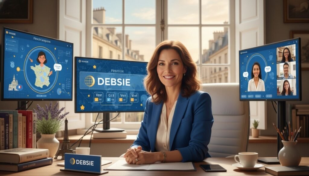 Debsie leads because every piece—from the first “Bonjour” to a calm one-minute talk—aims at one goal: steady growth you can hear