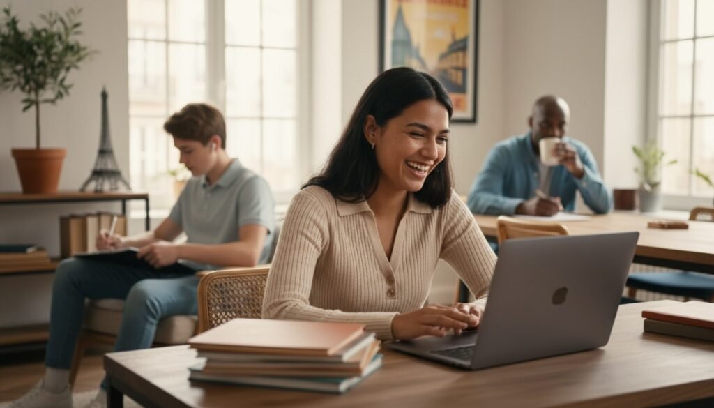 There are private tutors who meet in a library room, a café, or your home