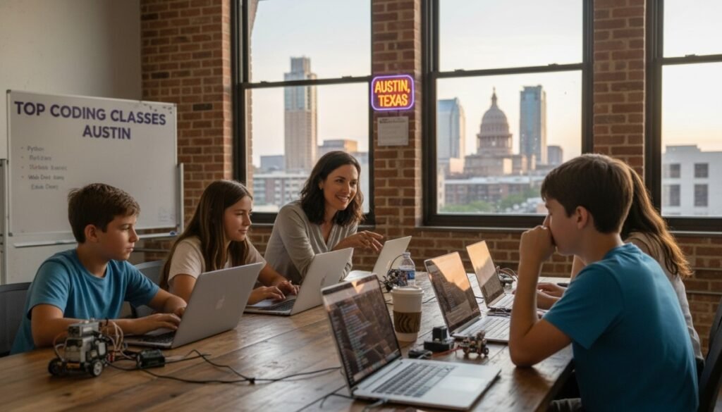 Start with a free trial class at Debsie. Your child will write a few lines and ship a tiny project in session one