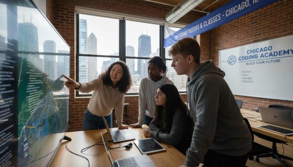 Top coding tutors & classes in Chicago. Live, project-based K–12 lessons. Learn Python, Roblox, AI. Grab a free Debsie trial.