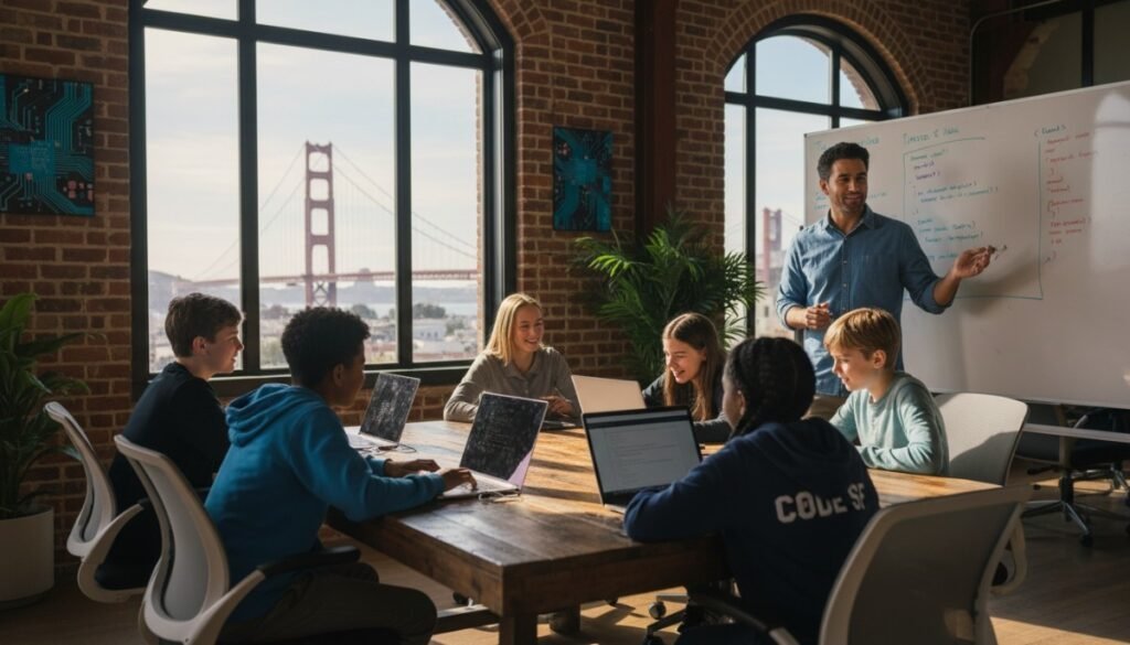 Online coding tutoring is not a video call with slides. When it’s done right, it feels like a small