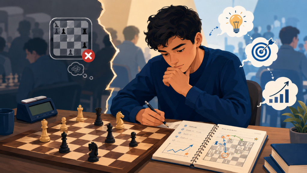 Every chess player loses. Beginners lose. Club players lose. Grandmasters lose. Even world champions lose. The difference is what they do after the loss.