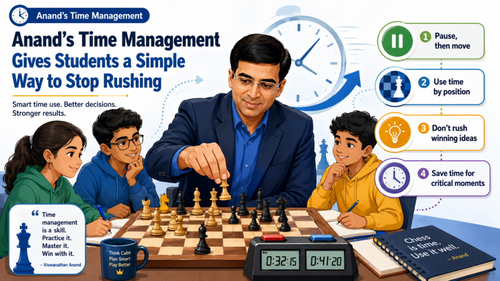 Anand’s career is a strong model because he was famous for playing quickly, yet his best chess still had control and purpose. Britannica links his style with fast calculation, but his world titles also show that his speed worked in serious classical chess, not only in quick games.