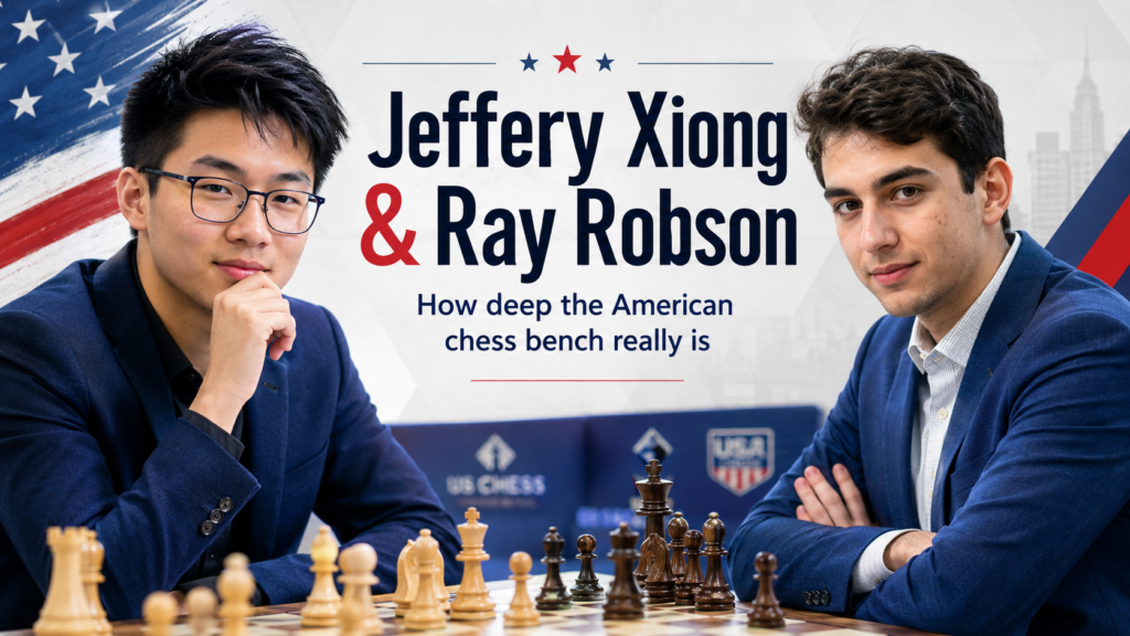 The USA is not strong only because of its top three or four players. It is strong because the next group is also dangerous. Jeffery Xiong and Ray Robson are two great examples. They may not always be in the biggest headlines, but they are strong enough to trouble elite players and add serious depth to American chess.