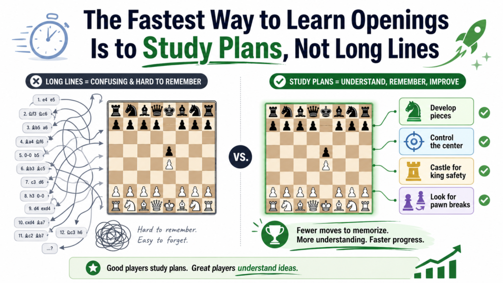 A lot of young chess players think an opening is a set of moves to learn by heart. They may watch a video, copy the first ten moves, and feel ready. But then their opponent plays one move they did not expect. Suddenly, the child feels lost. This is the moment when real chess learning begins.