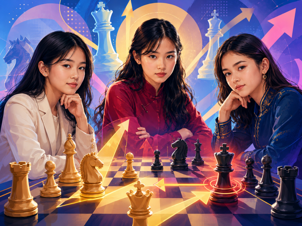 Some players make the board feel alive from the very start. Lei Tingjie, Zhu Jiner, and Bibisara Assaubayeva are all dangerous because they can put real pressure on strong opponents.