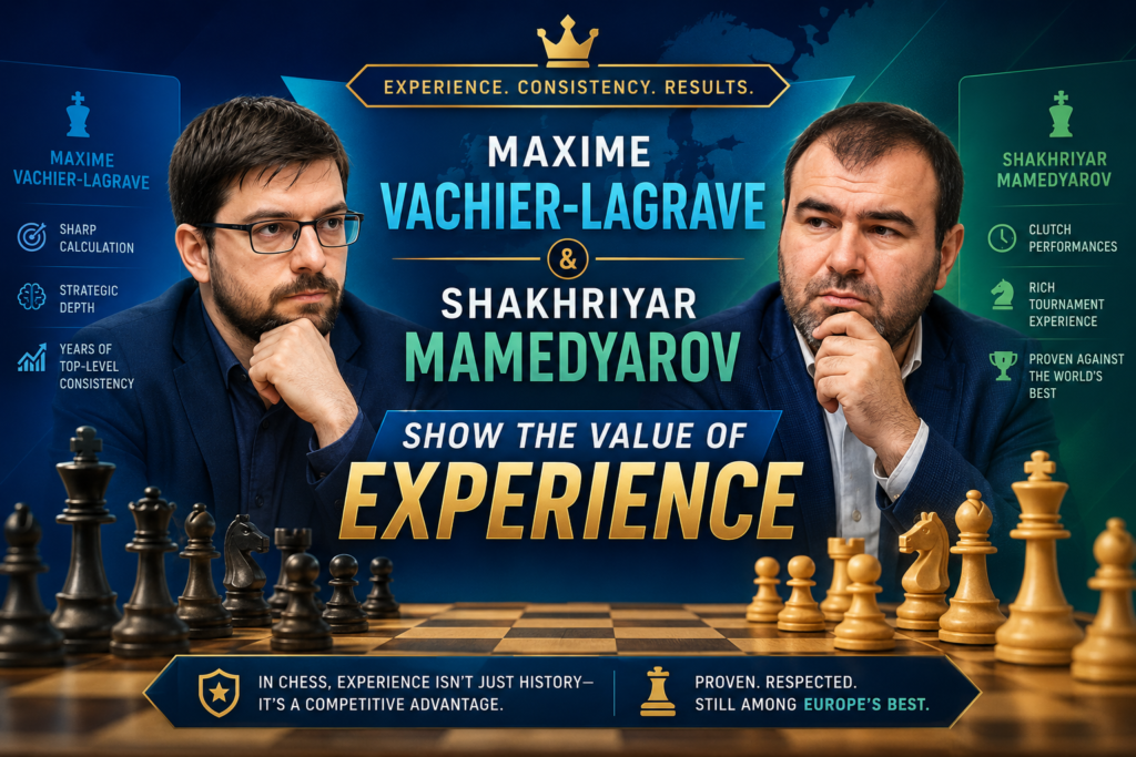 On the May 2026 FIDE classical list, Mamedyarov is ranked 25th with a 2717 rating, while Vachier-Lagrave is ranked 26th with the same rating. Both remain in the world top 30, which is not easy in a time when younger players are pushing hard.