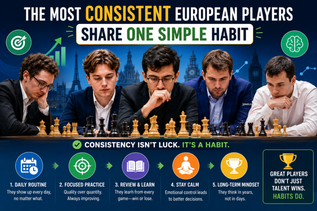 The best European players do not all play the same way. Carlsen squeezes tiny edges. Giri stays solid. Keymer grows with balance. Firouzja creates danger. Duda fights practically. Van Foreest shows courage.
