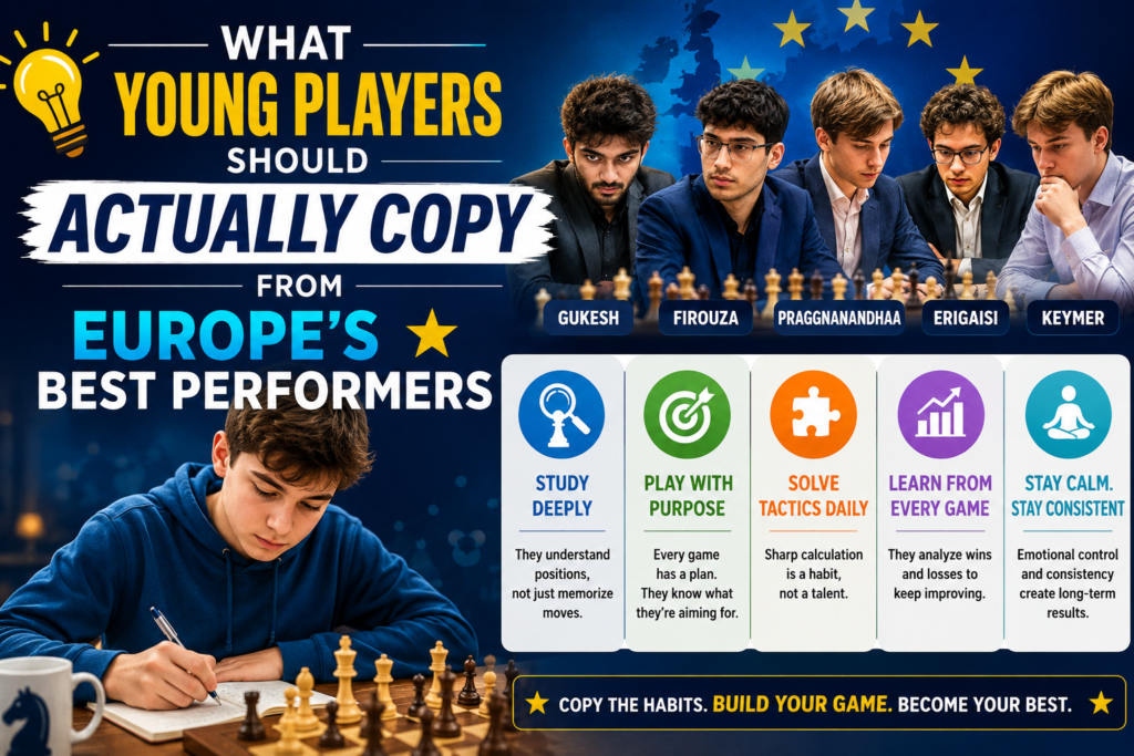 A young player should not try to copy every opening played by Carlsen, Giri, Keymer, or Firouzja. Top-level openings are often full of deep prep that only makes sense after years of study. For most kids, copying moves without understanding can cause confusion.