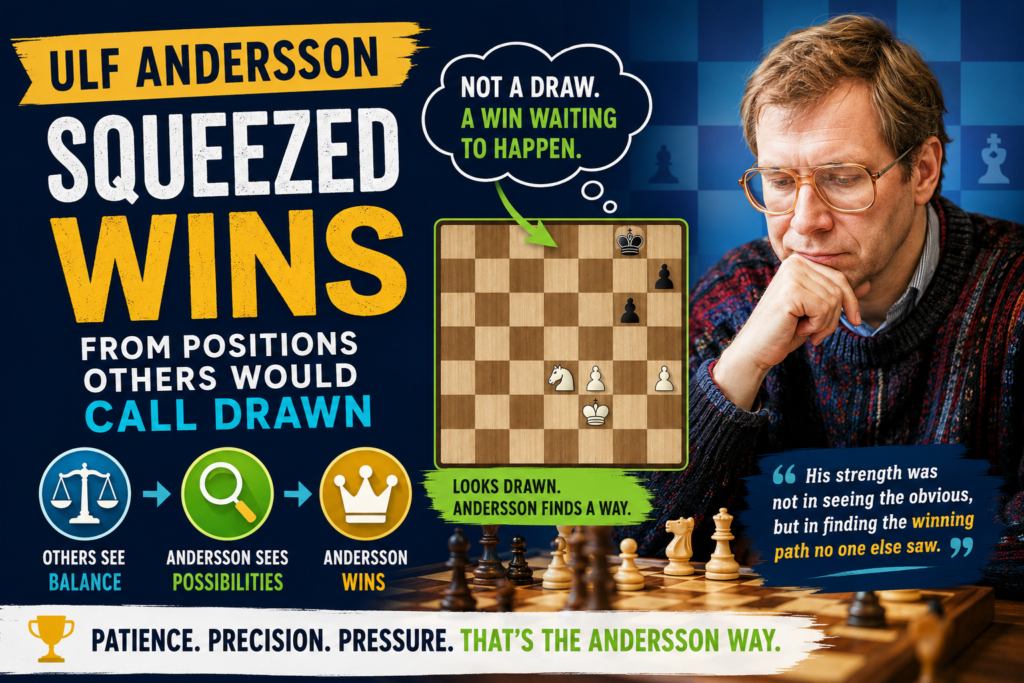 Modern Chess describes him as an endgame specialist who could “squeeze a win apparently out of nothing” and who often preferred long games where the balance changed late, during or near the endgame.