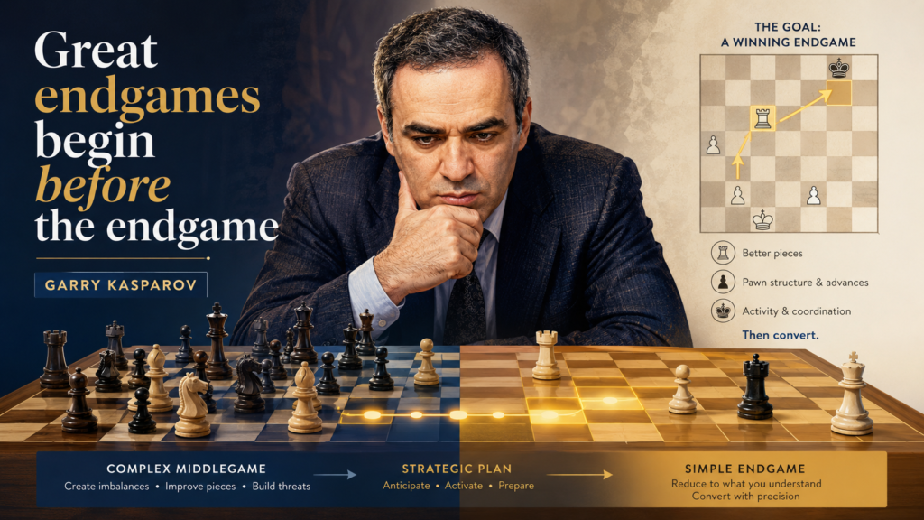 But his endgame strength should not be ignored. One reason his endings were so strong is that he often reached them with clear advantages already built into the position.