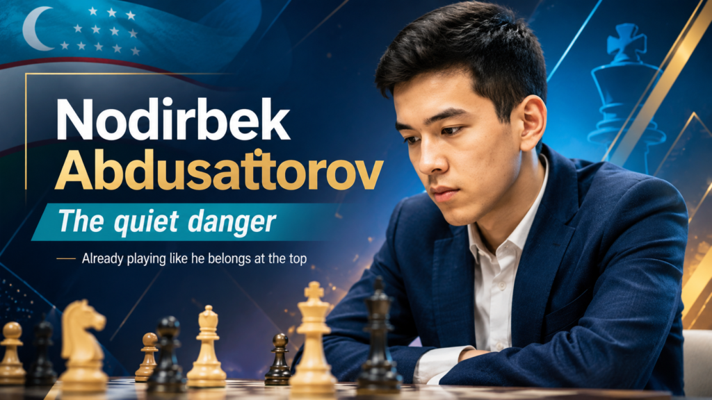 Nodirbek Abdusattorov has been one of the most trusted young names in chess for a while now. He is not a sudden surprise. He is the kind of player who keeps showing up near the top, keeps scoring, and keeps making elite chess look normal.
