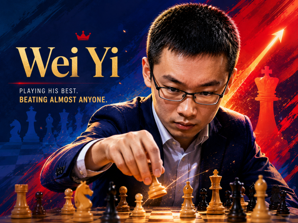 Wei Yi has been famous for so long that some people forget he is still young compared with many elite players. He was born in 1999, and FIDE’s May 2026 top list places him at number 10 in the world with a 2753 rating. That puts him right inside the group of players who can win major events when form, prep, and confidence line up. (ratings.fide.com)