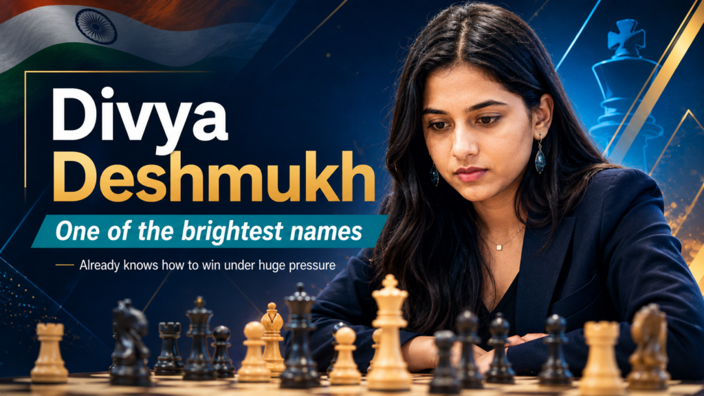 Divya Deshmukh became one of the biggest chess stories of 2025 when she won the FIDE Women’s World Cup. That was not a small title. It was a major global event, and she won it by defeating Koneru Humpy in tiebreaks. 