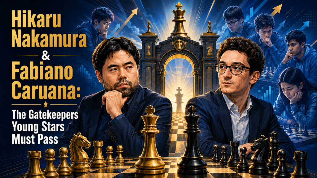 The next chess era may be full of young stars, but Hikaru Nakamura and Fabiano Caruana are not stepping aside. In May 2026, FIDE lists Nakamura as world number two with a 2792 rating and Caruana as world number three with a 2788 rating. 