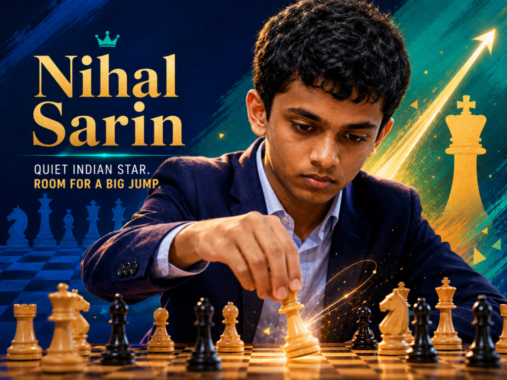 Nihal Sarin has been known as a gifted player for many years, but he still feels like a name with more to show. In May 2026, FIDE lists him at number 24 in the world with a 2723 rating. That puts him in a strong place, close enough to the top group that one great run could change how people talk about him.