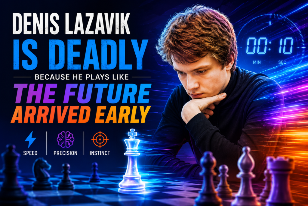 Denis Lazavik may not be as famous to casual chess fans as Carlsen or Nakamura, but serious blitz fans know how dangerous he is. He is young, fast, brave, and very hard to scare. That mix makes him one of the most exciting speed chess players in the world right now.