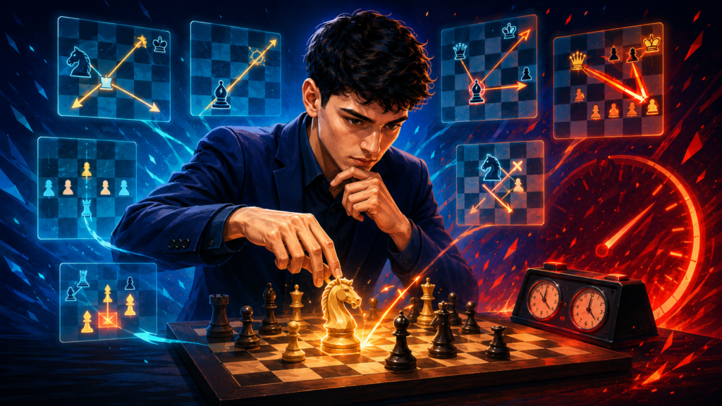 When a world-class player moves in two seconds, it can look like a guess. But most of the time, it is not a guess. It is pattern memory. The player has seen a similar position before, so the right move feels natural.