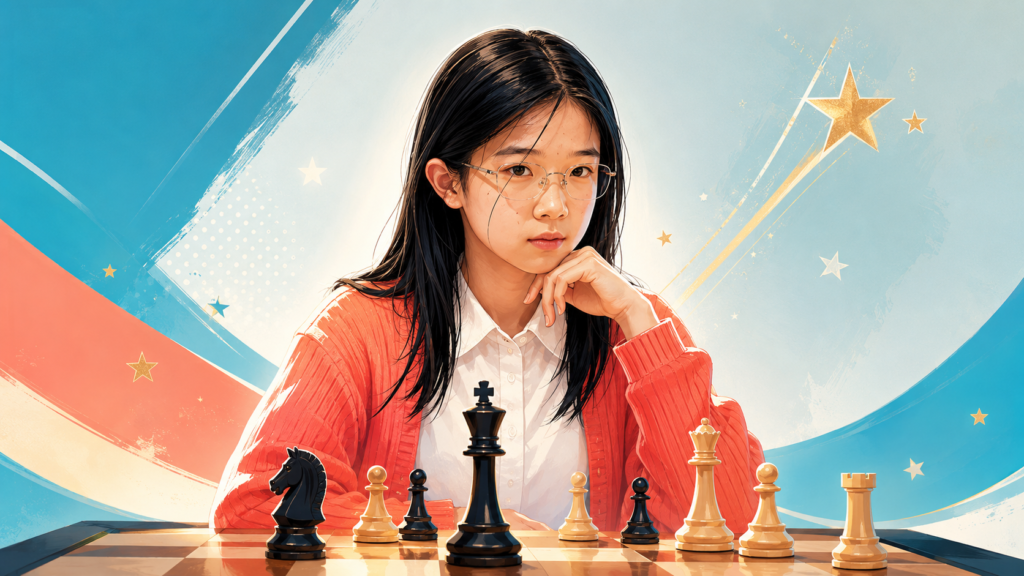 Alice Lee from the United States is one of the strongest young female players in the world. Her FIDE profile lists her as an International Master and Woman Grandmaster, born in 2009, with a standard rating of 2415 in the current data shown by FIDE.