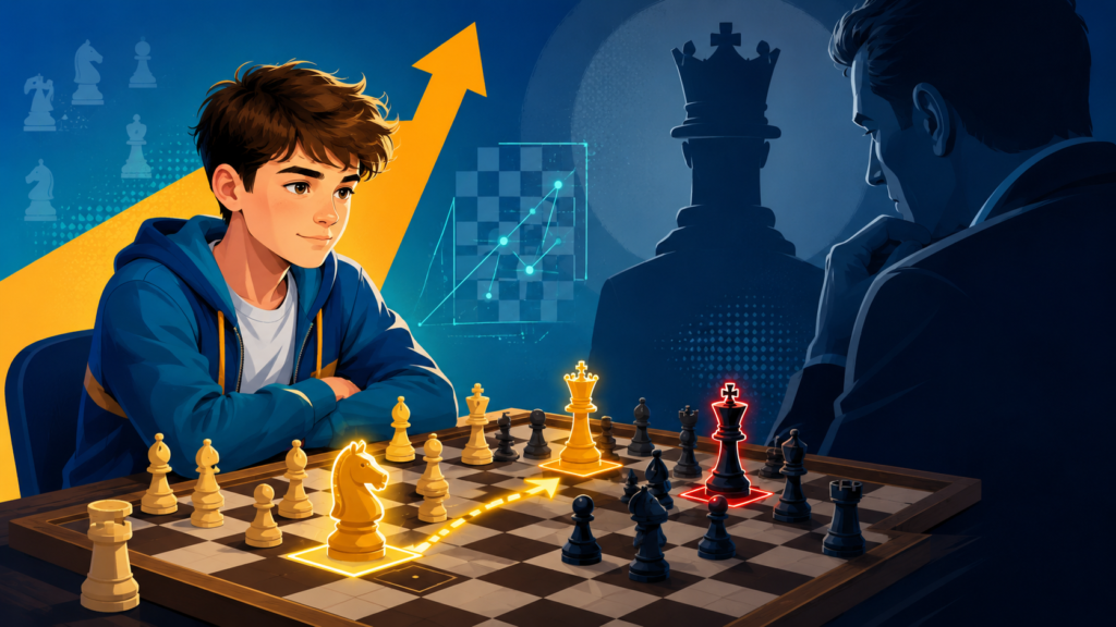 Andy Woodward from the United States is another under-18 player with a huge rating. FIDE lists him as a grandmaster born in 2010, with a standard rating of 2635. That puts him among the strongest young players in his age group.