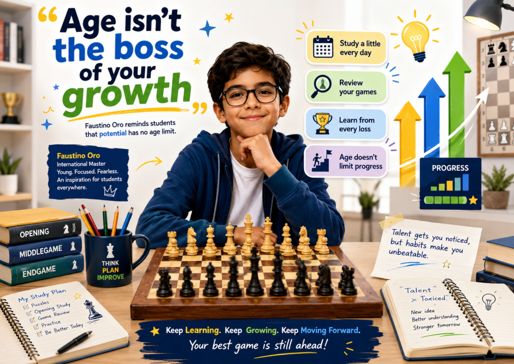 FIDE lists him as an International Master from Argentina, born in 2013, with a strong rating for such a young player. He earned the International Master title in 2024, and that alone makes him a huge source of hope for children who are just starting to dream bigger in chess.
