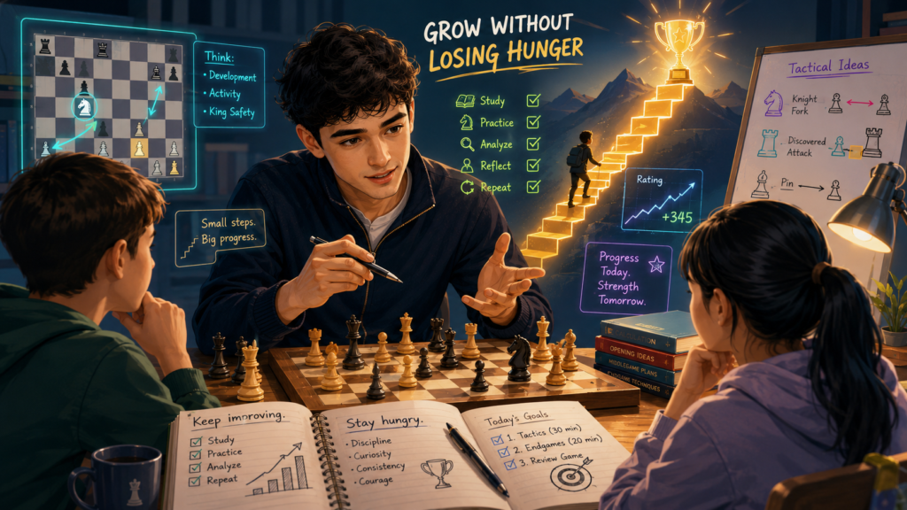 Javokhir Sindarov is a powerful young player to follow because his chess journey shows both early talent and serious growth. FIDE lists Sindarov as a Grandmaster from Uzbekistan, born in 2005, with a very high classical rating and a top active world ranking.