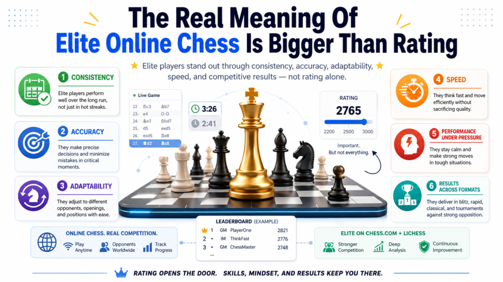 When people ask who the best online chess players are, they often look at the rating list first. That makes sense. A high rating is easy to see. It feels clean and simple. But online chess is not that simple. A player can be number one in bullet and not be the best in blitz.