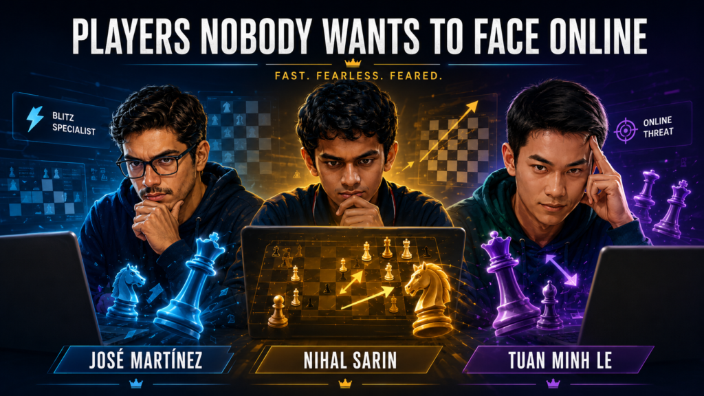 The biggest names get most of the attention, but online chess has many dangerous players who can beat almost anyone on the right day. José Martínez, Nihal Sarin, and Tuan Minh Le belong in that group. They may not always be the first names a casual fan says, but strong players know how scary they are.