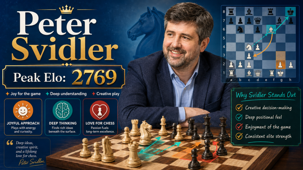 While his peak rating is lower than the 2800 group, he has been one of the most respected grandmasters of his generation, known for deep understanding, strong results, and clear chess commentary.